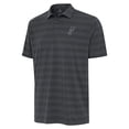 thumbnail image 1 of Men's Antigua Pewter San Antonio Spurs Tunnel Polo, 1 of 1