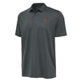 thumbnail image 1 of Men's Antigua  Pewter Texas Longhorns Big & Tall Ellipse Polo, 1 of 1