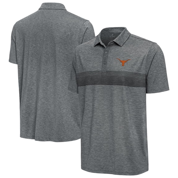Men's Antigua Pewter Texas Longhorns Dashing Polo
