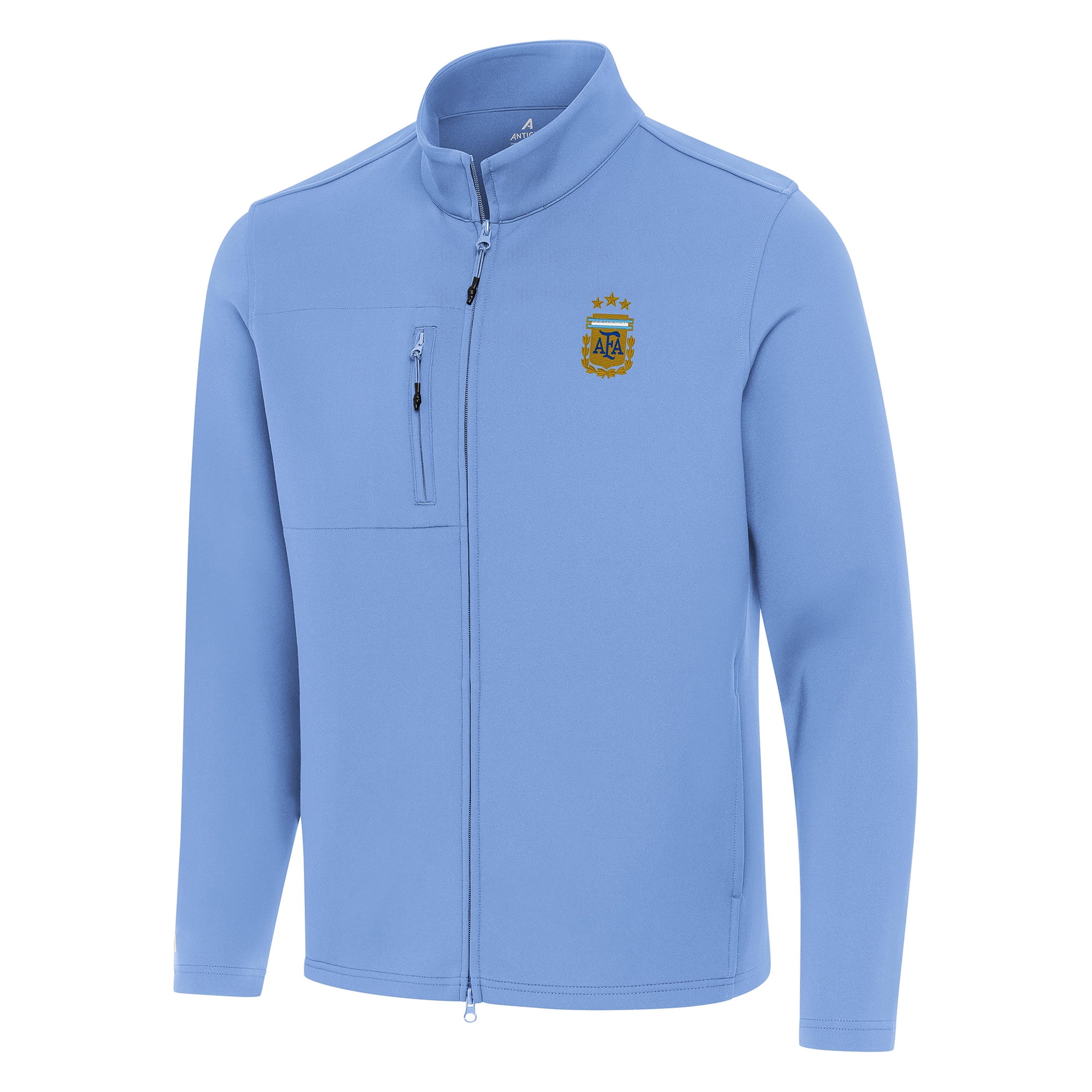 Men's Antigua Powder Blue Argentina National Team Objection FullZip