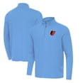 thumbnail image 1 of Men's Antigua  Powder Blue Baltimore Orioles Intent Quarter-Zip Top, 1 of 3