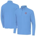 thumbnail image 1 of Men's Antigua  Powder Blue Chicago Cubs Alternate Logo Intent Quarter-Zip Pullover, 1 of 3