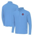 thumbnail image 1 of Men's Antigua  Powder Blue Chicago Cubs Intent Quarter-Zip Top, 1 of 3