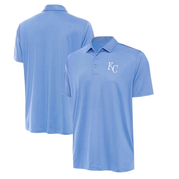 Men's Antigua Powder Blue Kansas City Royals Eclipse Polo