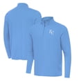 thumbnail image 1 of Men's Antigua  Powder Blue Kansas City Royals Intent Quarter-Zip Top, 1 of 3