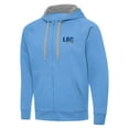 thumbnail image 1 of Men's Antigua  Powder Blue Los Angeles Chargers Victory Full-Zip Hoodie, 1 of 1