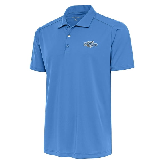Men's Antigua Powder Blue Wilmington Blue Rocks Tribute Polo