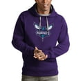 thumbnail image 1 of Men's Antigua Purple Charlotte Hornets Logo Victory Pullover Hoodie, 1 of 1