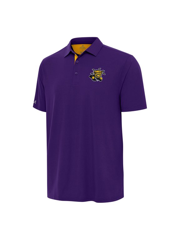 Men's Antigua Purple/Gold Wichita State Shockers Era Polo