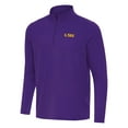 thumbnail image 1 of Men's Antigua Purple LSU Tigers Intent Quarter-Zip Top, 1 of 1