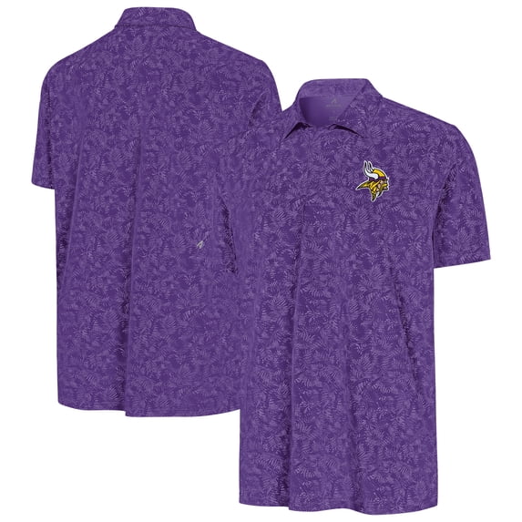 Men's Antigua Purple Minnesota Vikings Lush Polo