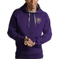 thumbnail image 1 of Men's Antigua Purple Orlando City SC Logo Victory Pullover Hoodie, 1 of 1