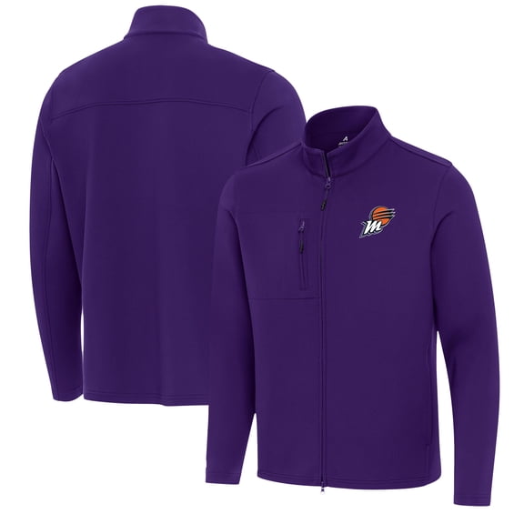 Men's Antigua Purple Phoenix Mercury Objection Full-Zip Jacket