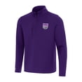 thumbnail image 1 of Men's Antigua  Purple Sacramento Kings Insider Quarter-Zip Top, 1 of 1