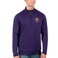 thumbnail image 1 of Men's Antigua Purple/Silver Orlando City SC Generation Quarter-Zip Pullover Jacket, 1 of 1