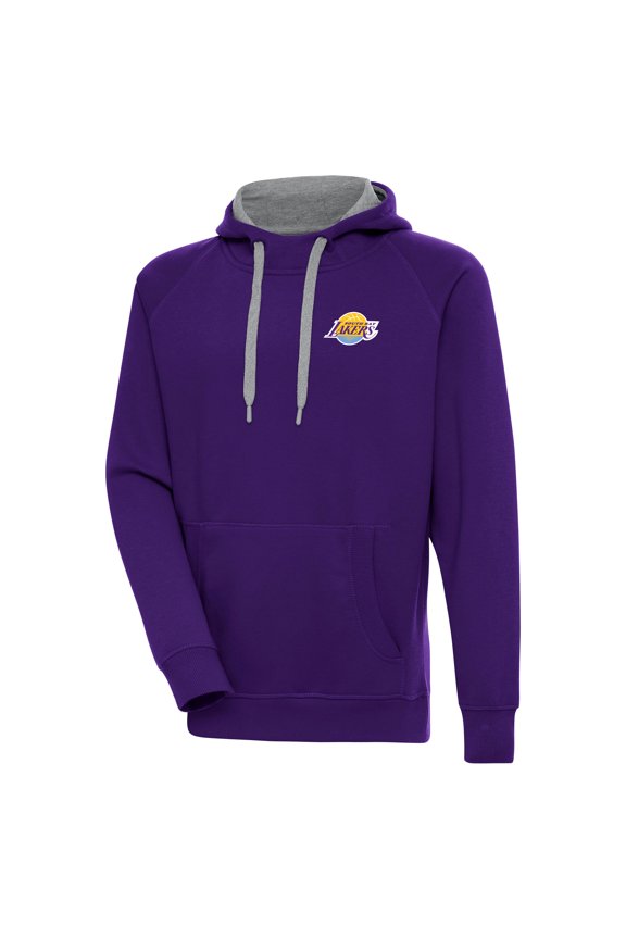 Men's Antigua  Purple South Bay Lakers Victory Pullover Hoodie