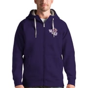 Mens Antigua Purple Western Carolina Catamounts Victory Full-Zip Hoodie