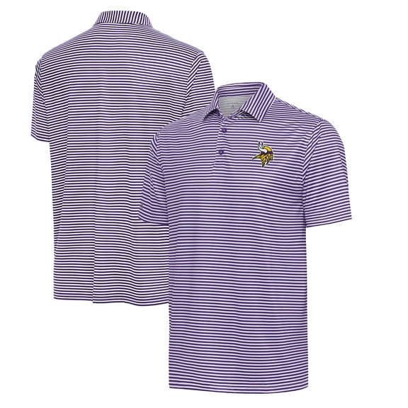 Men's Antigua Purple/White Minnesota Vikings  Skills Polo