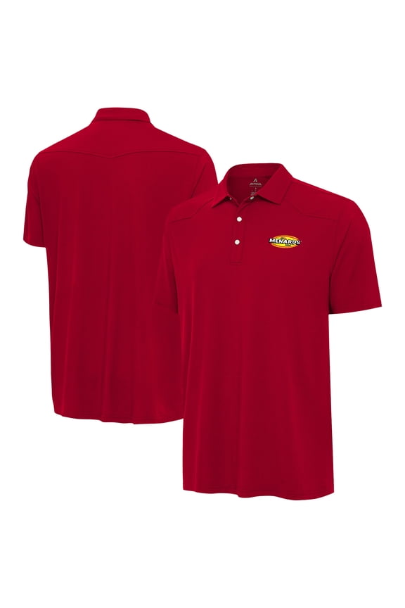 Men's Antigua Red ARCA Menards Series Western Polo