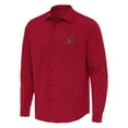 thumbnail image 1 of Men's Antigua Red Arizona Diamondbacks Exposure Long Sleeve Button-Up Shirt, 1 of 1