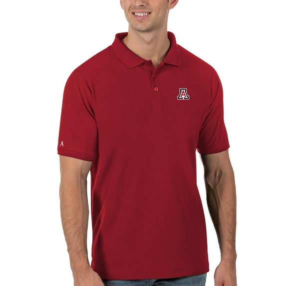 Men's Antigua Red Arizona Wildcats Legacy Pique Polo