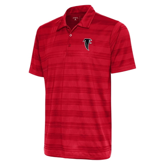 Men's Antigua Red Atlanta Falcons Throwback Logo Compass Polo
