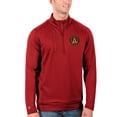 thumbnail image 1 of Men's Antigua Red Atlanta United FC Generation Quarter-Zip Pullover Jacket, 1 of 1