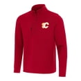 thumbnail image 1 of Men's Antigua  Red Calgary Flames Insider Quarter-Zip Top, 1 of 1