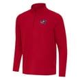 thumbnail image 1 of Men's Antigua Red Columbus Blue Jackets Intent Quarter-Zip Top, 1 of 1
