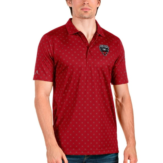 Men's Antigua Red D.C. United Spark Polo