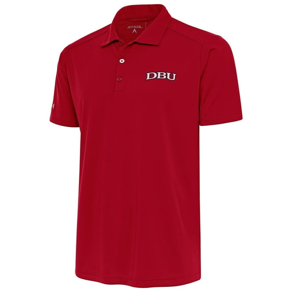Men's Antigua Red Dallas Baptist Patriots Big & Tall Tribute Polo