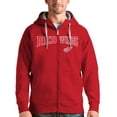 thumbnail image 1 of Men's Antigua Red Detroit Red Wings Wordmark Victory Full-Zip Hoodie, 1 of 1