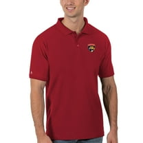 Men's Antigua Red Florida Panthers Legacy Pique Polo