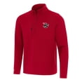 thumbnail image 1 of Men's Antigua Red Iowa Speedway Insider Quarter-Zip Pullover Top, 1 of 1