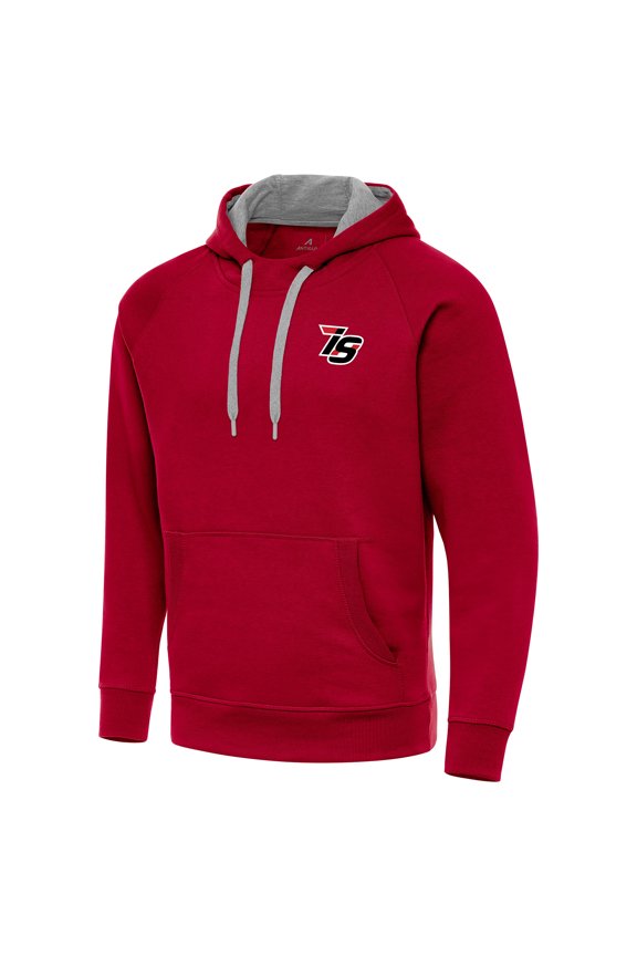 Men's-Antigua Red Iowa Speedway Victory Pullover Hoodie