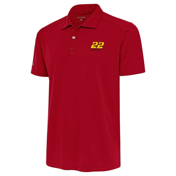 Men's Antigua Red Joey Logano Tribute Polo