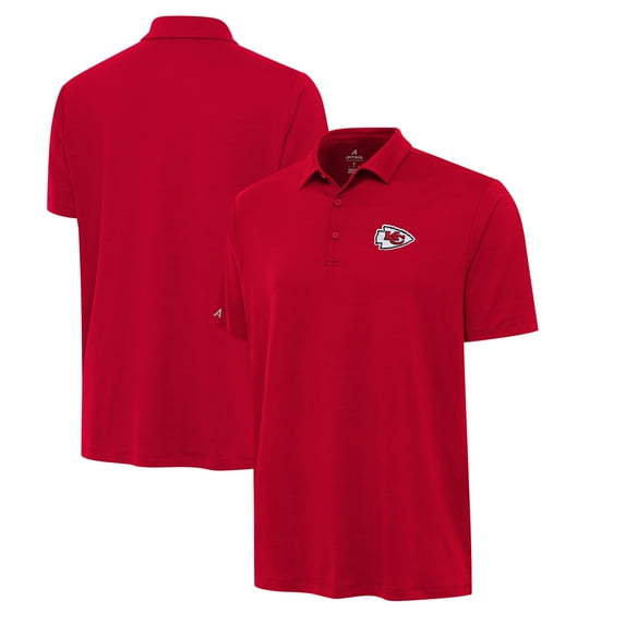 Men's Antigua Red Kansas City Chiefs Reprocess Polo