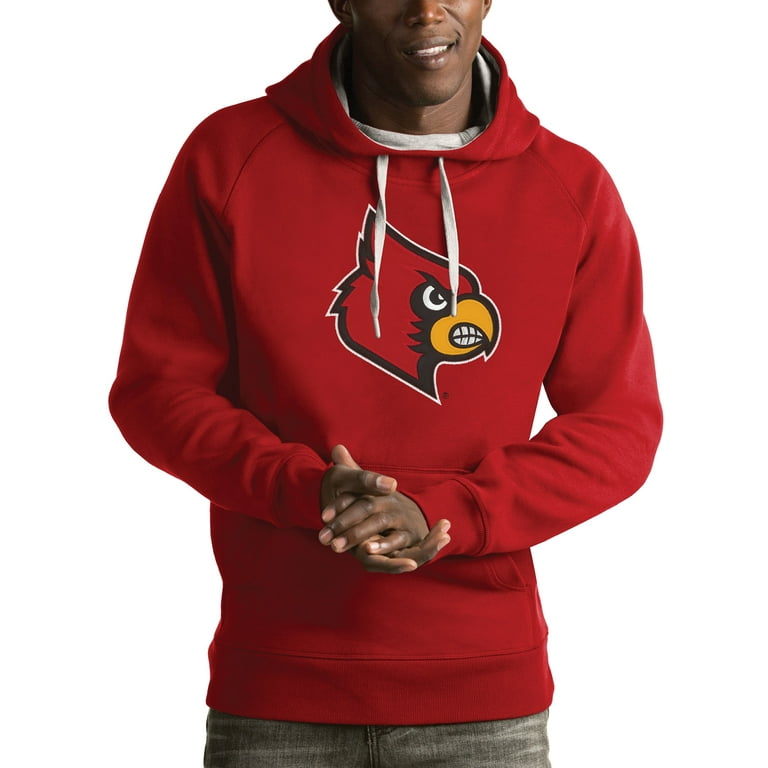 Men's Red Louisville Cardinals Origin Pullover Hoodie