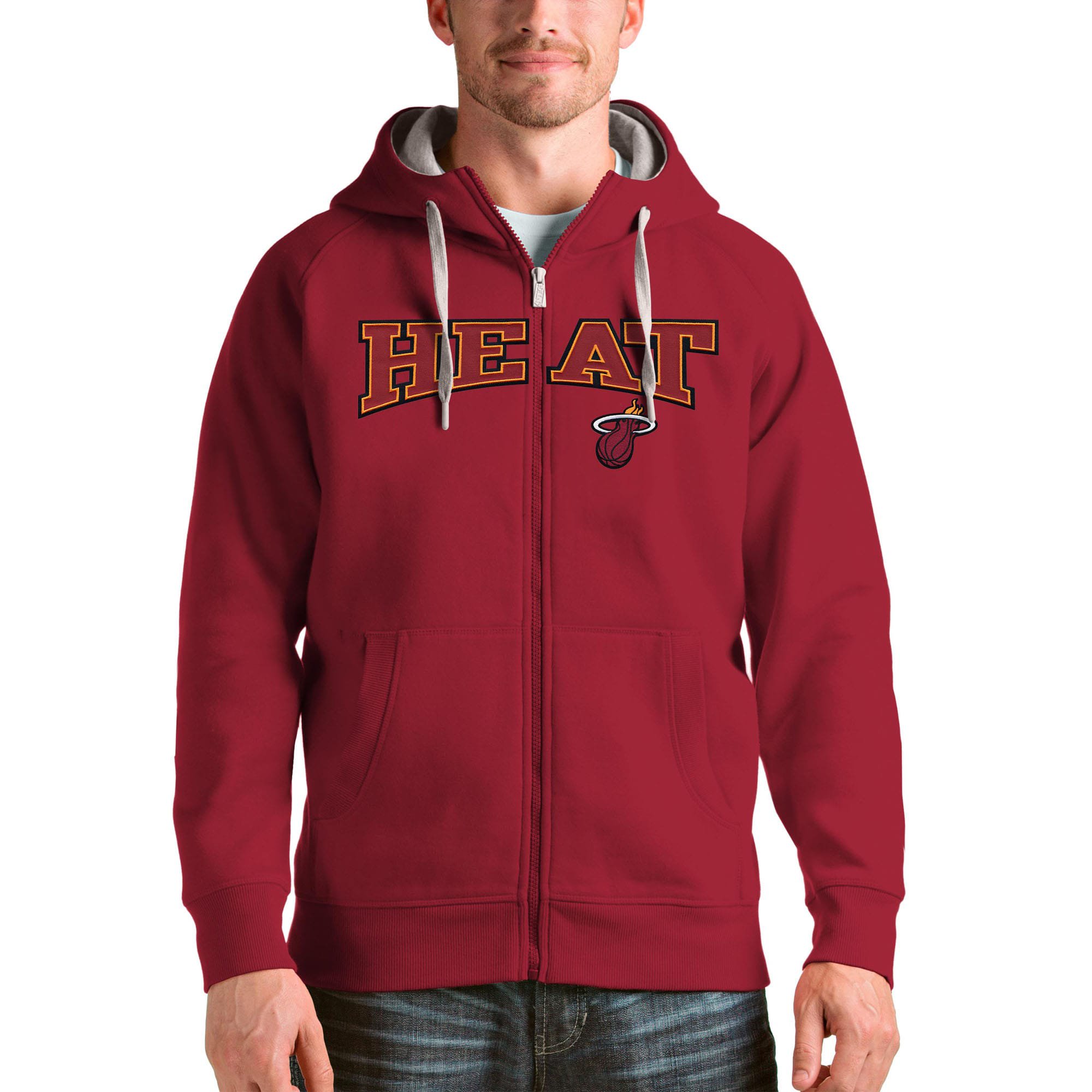 Mens Miami Heat Hooded Jacket