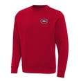 thumbnail image 1 of Men's Antigua Red Montreal Canadiens Big & Tall Victory Crewneck Pullover Sweatshirt, 1 of 1