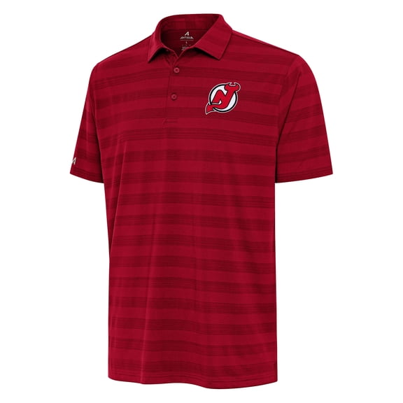 Men's Antigua Red New Jersey Devils Tunnel Polo