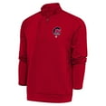 thumbnail image 1 of Men's Antigua Red New York Cubans Generation Quarter-Zip Pullover Top, 1 of 1