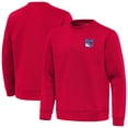 thumbnail image 1 of Men's Antigua Red New York Rangers Relevant Lightweight Pullover Sweatshirt, 1 of 3