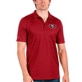 thumbnail image 1 of Men's Antigua Red San Francisco 49ers Spark Polo, 1 of 1