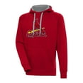 thumbnail image 1 of Men's Antigua  Red St. Louis Cardinals Victory Chenille Pullover Hoodie, 1 of 1