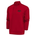 thumbnail image 1 of Men's Antigua Red Talladega Superspeedway Generation Quarter-Zip Pullover Top, 1 of 1