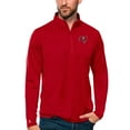 thumbnail image 1 of Men's Antigua Red Tampa Bay Buccaneers Tribute Quarter-Zip Lightweight Pullover Top, 1 of 1