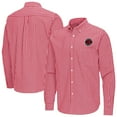 thumbnail image 1 of Men's Antigua Red Toronto Raptors Ellis Woven Tri-Blend Button-Down Shirt, 1 of 3