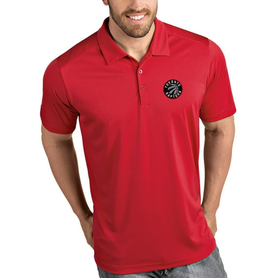 Men's Antigua Red Toronto Raptors Tribute Polo