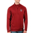 thumbnail image 1 of Men's Antigua Red USMNT Generation Quarter-Zip Top, 1 of 1